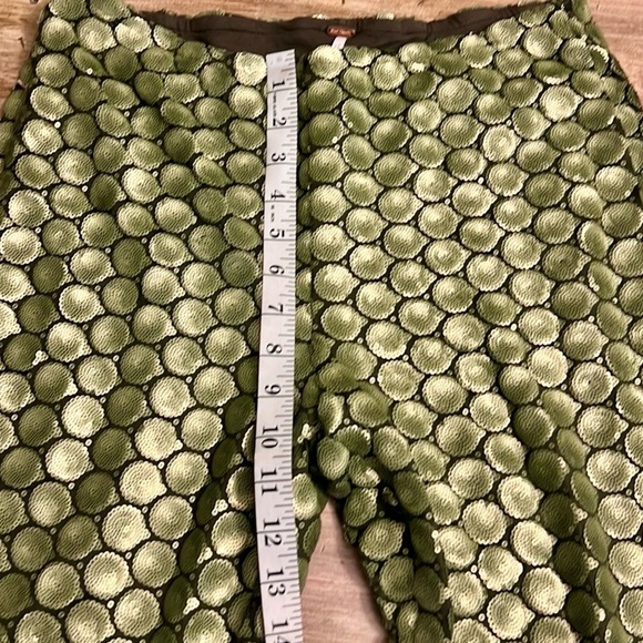 Free People,METAL Sequined Wide-Leg Pants,OOS On-Line,Excellent Condition,Size 6 - Picture 15 of 17